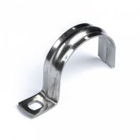Скоба металлическая однолапковая СМО(INOX) d31-32 мм (10 шт/уп)