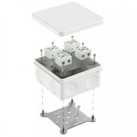 Коробка огнестойкая для о/п двухкомпонентная 60-0300-FR10.0-8 Е15-Е120 RAL9003 100х100х50 (14 шт/уп)