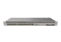 MikroTik RouterBOARD 1100AHx4 Dude Edition with Annapurna Alpine AL21400 Cortex A15 CPU (4-cores, 1.4GHz per core), 1GB RAM, 13xGbit LAN, 60GB M.2 drive, RouterOS L6, 1U rackmount case, Dual PSU