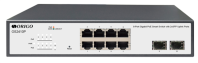 ORIGO Настраиваемый L2 PoE-коммутатор 8x1000Base-T PoE, 2x1000Base-X SFP, PoE-бюджет 120 Вт, комплект для установки в 19" стойку