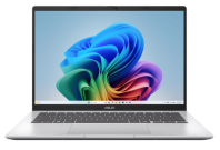 ASUS Vivobook 14 M1407KA-LY028 AMD Ryzen AI 5 340  2.0GHz DDR5 16GB 512GB PCIE G4 SSD AMD Radeon Graphics 14.0" WUXGA (1920 x 1200) 16:10  IPS-level 60Hz Without OS 1.35 kg Cool Silver