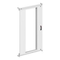 Рама поворотная центрированная 31U для 19" оборудования для корпусов CQE & CQE N, ВхШ 1600х1000 мм