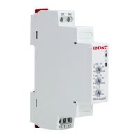 Реле контроля напряжения однофазное, тип DRV, конфигурация контакта 1CO, 220В AC