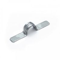 Скоба металлическая двухлапковая СМД d14-15 мм для монтажного пистолета (без отверстий) (100шт/1200шт уп/кор)