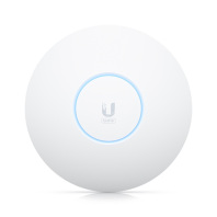 Ubiquiti Access Point U6 Enterprise WiFi 6 support (2.4/5/6 GHz bands), 10.2 Gbps aggregate throughput rate, (1) 2.5GbE RJ45 port (PoE In)Powered with PoE+