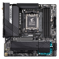 GIGABYTE B650M AORUS ELITE AX, AM5, B650, 4*DDR5, 4*SATA, 2*M.2, 7*USB 3.2, 4*USB 2.0, Type-C, 1*PCIx16, 1*PCIx1, DP+HDMI, mATX