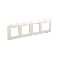 Рамка на 2+2+2+2 модуля (четырехместная), белая, RAL9010