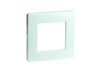 Рамка на 2 модуля (одноместная), белая, RAL9010