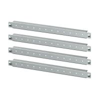 Горизонтальные дверные рейки для навесных корпусов, ширина одностворчатой или левой створки двустворчатой двери 400 мм, 4 шт.