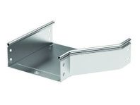 Переходник RRD правосторонний 300/80 H80 в комплекте с крепежными элементами и соединительными пластинами, необходимыми для монтажа, горячеоцинкованный