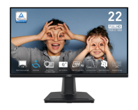 MSI PRO MP225V 21,45" 16:9 FHD(1920x1080) VA Flat,1ms(MPRT),4000:1,100M:1,300nit,178/178,HDMI 1.4b,Tilt,VESA,100Hz,Black,1y war-ty