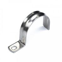 Скоба металлическая однолапковая СМО(INOX) d48-50 мм (10 шт/уп)