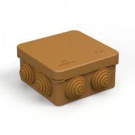 Коробка распределительная 40-0210-8001 для о/п безгалогенная (HF) бук 80х80х40 (105шт/кор)