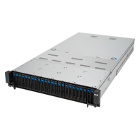 ASUS RS720A-E12-RS24U /OCP, 2xSP5(LGA 6096; up to 400W),24xDDR5 RDIMM(up to 6TB),24xNVMe/SATA(16 NVMe+8x NVMe/SATA/SAS),soft RAID,2xM.2 slot,8 PCIeGen5+1xRAID slot+OCP 3.0,2x10GBe,2x2600W,ASMB11-Ikv