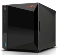ASUSTOR AS5304T 4-Bay NAS/Media player/Intel Celeron J4105 1.5GHz, up to 2.5 GHz(Quad-Core), 4GB SO-DIMM DDR4, noHDD(HDD,SSD),/2x2,5GbE(LAN)/3xUSB3.2,HDMI/4ip camera license