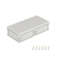 Корпус RAM box без МП 600х300х146 мм, с фланцами, непрозрачная крышка высотой 21 мм, IP66/IP67
