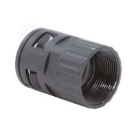 Муфта с внутренней резьбой DN 17 мм, М20х1,5, полиамид, цвет черный