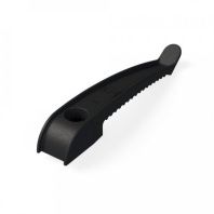 Держатель круглого кабеля односторонний для прямого монтажа на 8 мест чёрный (20шт/240шт уп/кор)