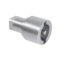 Личинка для поворотного замка навесных корпусов под ключ с двойнойбородкой 3 мм