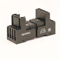 Колодка низкопрофильная 2-х уровневая с винтовыми клеммами для реле на 2 группы контактов версии IR-W2CO