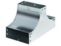 Т-Ответвитель вверх TS 150/80 в комплекте с крепежными элементами и соединительными пластинами, необходимыми для монтажа, горячеоцинкованный