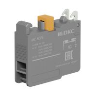 Контактный блок с клеммными зажимами под винт, нормально-замкнутый