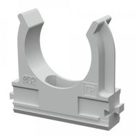 Крепеж-клипса для труб АБС-пластик в карт d32 мм (50шт/500шт уп/кор)