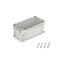 Корпус RAM box без МП 300х150х146 мм, с фланцами, прозрачная крышка высотой 21 мм, IP66/IP67