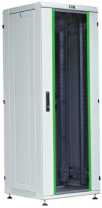 ITK Шкаф сетевой 19" LINEA N 42U 600х800 мм стеклянная передняя дверь серый