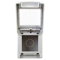 Коробка для настенного монтажа IP55, Avanti, серая, 2 модуля