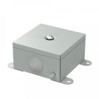 Коробка металлическая серая 110х110х65 (12 шт/кор)