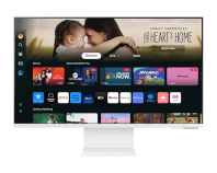 Samsung 32" Smart monitor M8 S32DM801UI VA 16:9 3840x2160x60Hz 4ms 400cd 3000:1 178/178 1млрд HDMI USB-C(65W) 2*USB 2.0 Spk10W Tizen HDR10+ sRGB 99% Tilt HAS Pivot Cam WiFi5 BT5.2 VESA White ПультДУ