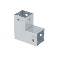 Угол глухой вертикальный  вверх 90 градусов 50х50, цинк-ламельный