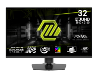 MSI 322URDF E16 31.5" 16:9 UHD(3840x2160) Rapid IPS Flat,DisplayHDR 400, 0,5ms(GTG), 1000:1,100M:1,400nits,2xHDMI,1xDP,USB-Ax2,USB-B,Tilt,Swivel,Height,Pivot,VESA, 160HzUHD/320HzFHD, Black, 1y war-ty