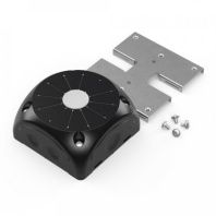 Коробка распределительная 60-0505-9005-П для видеокамер двухкомпонентная с мембранами чёрная 100х100х50 с пластиной монтажной