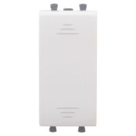 Переключатель модульный, Avanti, белое облако, 1 модуль