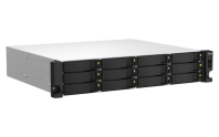 QNAP SMB 2U/12bay QC 2,0GhzCPU/8Gb(upto16Gb)/upto 24HDD with TL-R1200S-RP/SATA(3,5" 2,5")/ 4xUSB/1xExp.slot/2x2,5Gb/1xHDMI/iSCSI/2xPS/no rail(RAIL-B02)/3YW TS-1264U-RP-8G-EU-RU