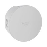 Коробка ответвит. с 4 кабельными вводами д.20мм, IP44, д.80х40мм