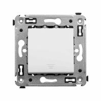 Кнопка одноклавишная в стену, Avanti, белое облако