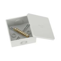 Коробка уравнивания потенциалов, 6 зажимов, 6 вводов д.20мм, 80х80х40мм, IP44