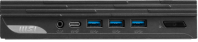 MSI Pro DP10 12M Mini Core i3-1215U (1.2GHz), 16Gb (8GBx2) DDR4 SO-DIMM, 512GB SSD M.2, Intel Graphics, noDVD, WiFi, BT, 120W, VESA, VGA, noOS, 1y war-ty, Black