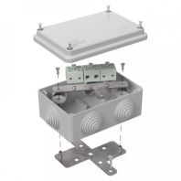 Коробка огнестойкая для о/п 40-0340-FR6.0-6 Е15-Е120 RAL7035 120х80х50 (20 шт/кор)