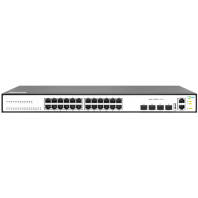 SNR Управляемый коммутатор уровня 3, 24 порта 10/100/1000Base-T и 4 порта 1/10GbE (SFP+).
