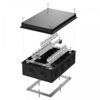 Коробка огнестойкая для о/п 40-0330-FR2.5-40 Е15-Е120 RAL9005 260х175х90 (7 шт/кор)