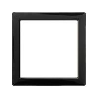 Декоративная вставка для металлических рамок 1 пост (2 мод.), Avanti, черная
