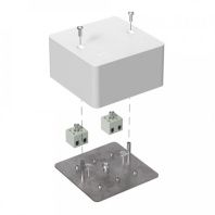 Коробка огнестойкая для кабель-канала 40-0460-FR2.5-4 Е15-Е120 RAL9003 85х85х45 (44 шт/кор)