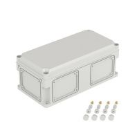 Корпус RAM box без МП 400х200х160 мм, с фланцами, непрозрачная крышка высотой 35 мм, IP66/IP67