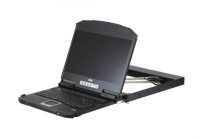 ATEN 18.5" Ultra Short Depth Dual Rail WideScreen LCD Console (USB, HDMI / DVI / VGA, 1920x1080)