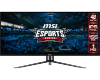 MSI MAG 401QR 40" 21:9 QWQHD(3440x1440) IPS Flat,1ms(MPRT),HDR 400, 1000:1,100M:1,400nit,178/178,2xHDMI 2.0,1xDP 1.4,USB-C,2xUSB 2.0 Type-A,USB 2.0 Type-B Tilt,VESA,155HZ,Black,1y war-ty