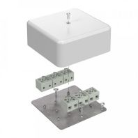 Коробка огнестойкая для кабель-канала 40-0470-FR6.0-12 Е15-Е120 RAL9003 103х103х45 (22 шт/кор)